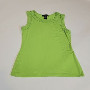 Cable & Gauge Neon Green Tank Top